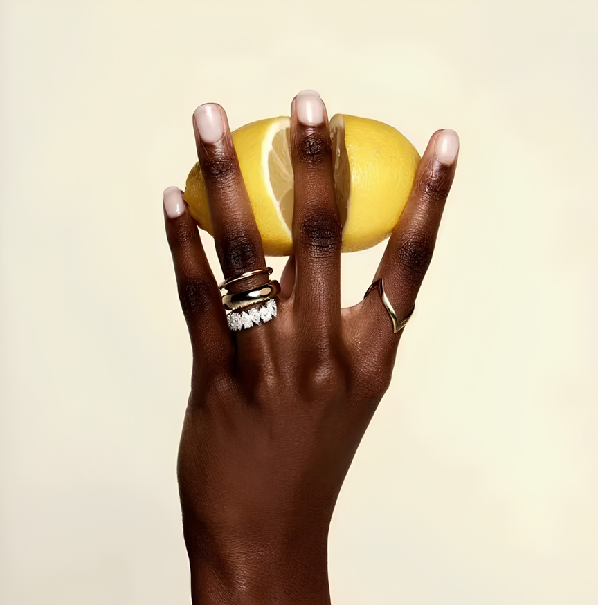 Eternity Pear Ring
