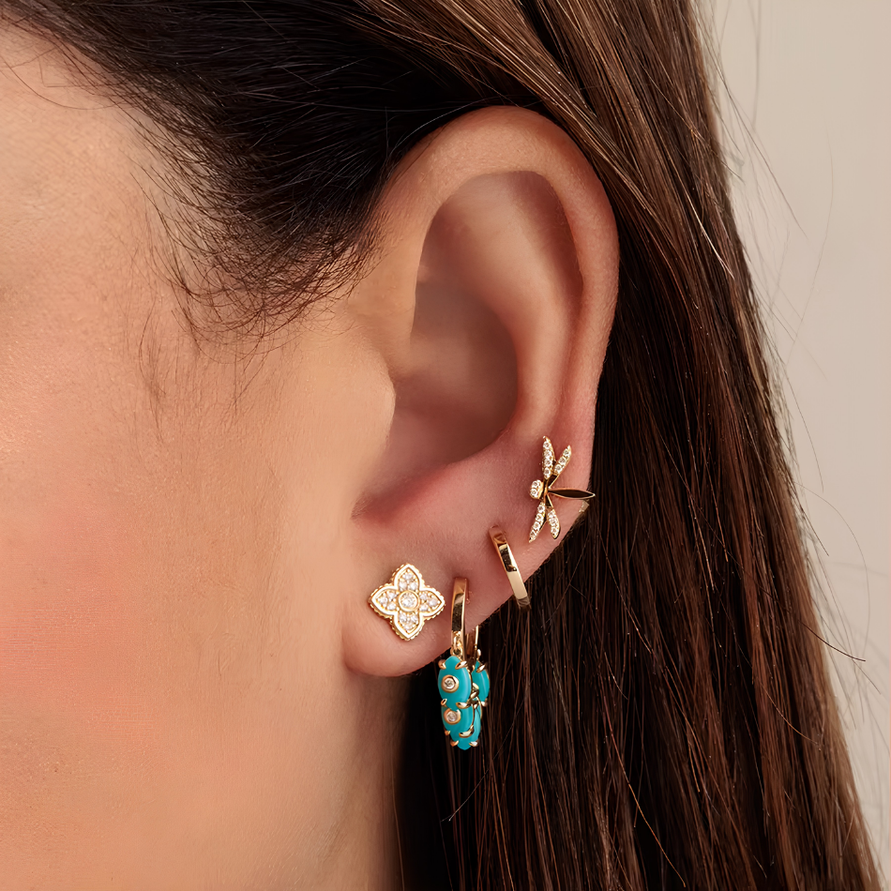 Libellule Drop Earrings