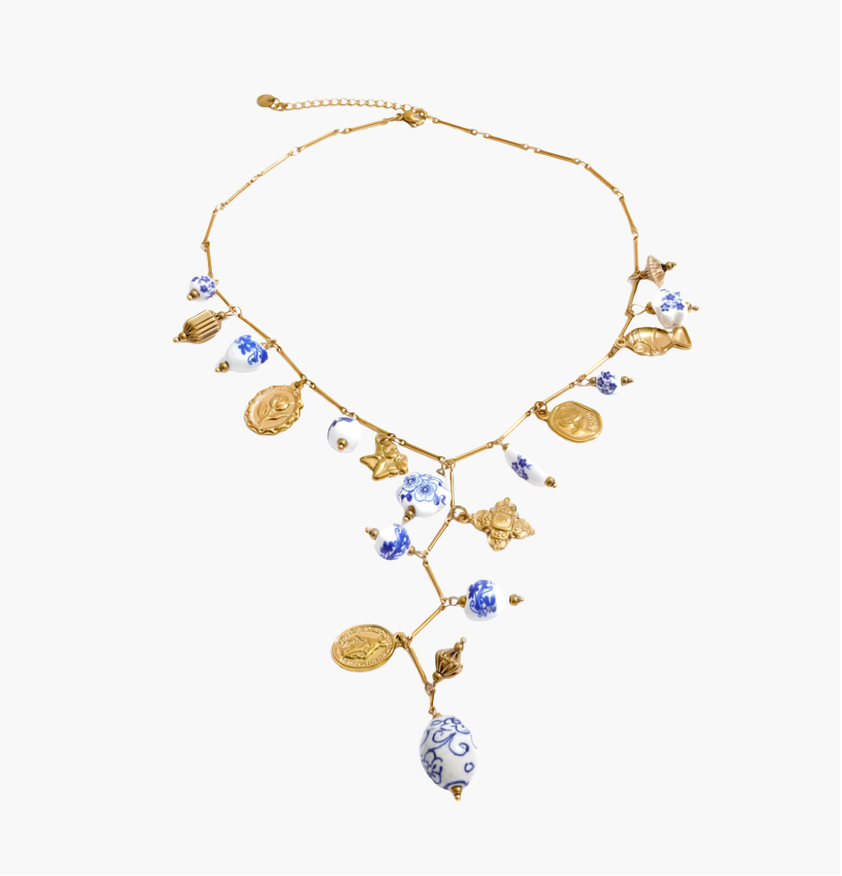 Mykonos Charm Necklace