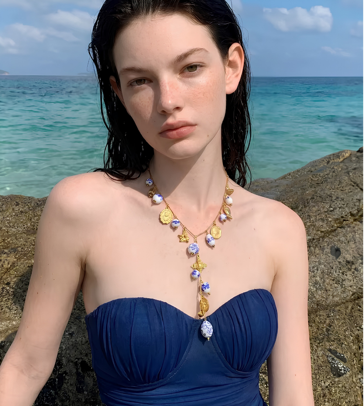 Mykonos Charm Necklace